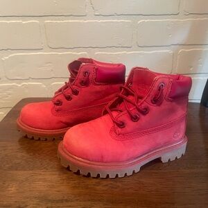 Timberland Red Boots